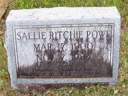 POWE, SALLIE RITCHIE - Choctaw County, Alabama | SALLIE RITCHIE POWE - Alabama Gravestone Photos