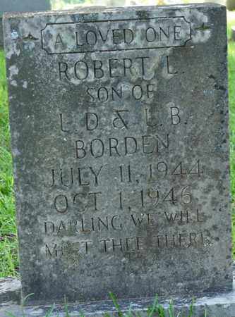 BORDEN, ROBERT LLOYD - Colbert County, Alabama | ROBERT LLOYD BORDEN - Alabama Gravestone Photos
