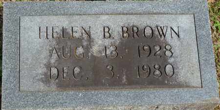 BROWN, HELEN B - Colbert County, Alabama | HELEN B BROWN - Alabama Gravestone Photos