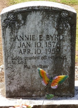 BYRD, ANNIE E - Colbert County, Alabama | ANNIE E BYRD - Alabama Gravestone Photos