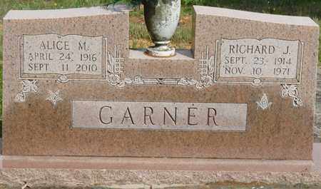 GARNER, RICHARD J - Colbert County, Alabama | RICHARD J GARNER - Alabama Gravestone Photos