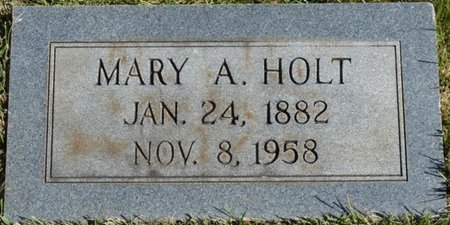 HOLT, MARY A - Colbert County, Alabama | MARY A HOLT - Alabama Gravestone Photos
