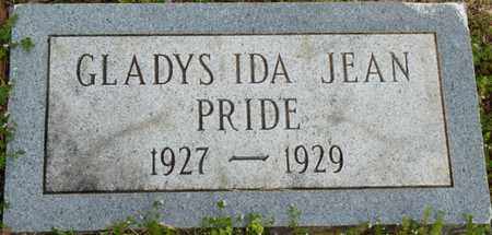 PRIDE, GLADYS IDA JEAN - Colbert County, Alabama | GLADYS IDA JEAN PRIDE - Alabama Gravestone Photos