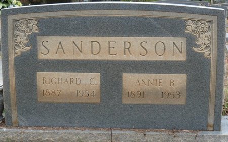 SANDERSON, ANNIE B. - Colbert County, Alabama | ANNIE B. SANDERSON - Alabama Gravestone Photos