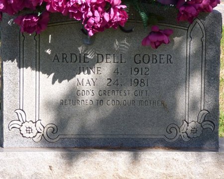 GOBER, ARDIE DELL - Franklin County, Alabama | ARDIE DELL GOBER - Alabama Gravestone Photos