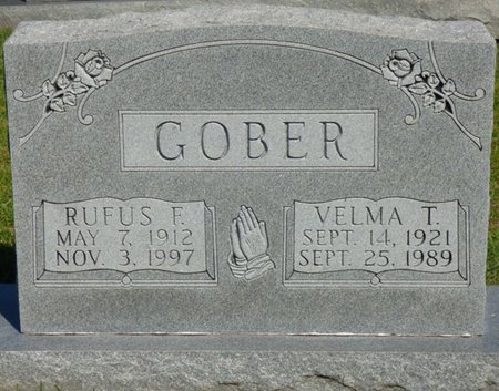 GOBER, RUFUS FREDERICK "FRED" - Franklin County, Alabama | RUFUS FREDERICK "FRED" GOBER - Alabama Gravestone Photos