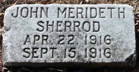 SHERROD, JOHN MERIDETH - Jefferson County, Alabama | JOHN MERIDETH SHERROD - Alabama Gravestone Photos