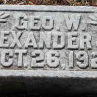 George W ALEXANDER, JR